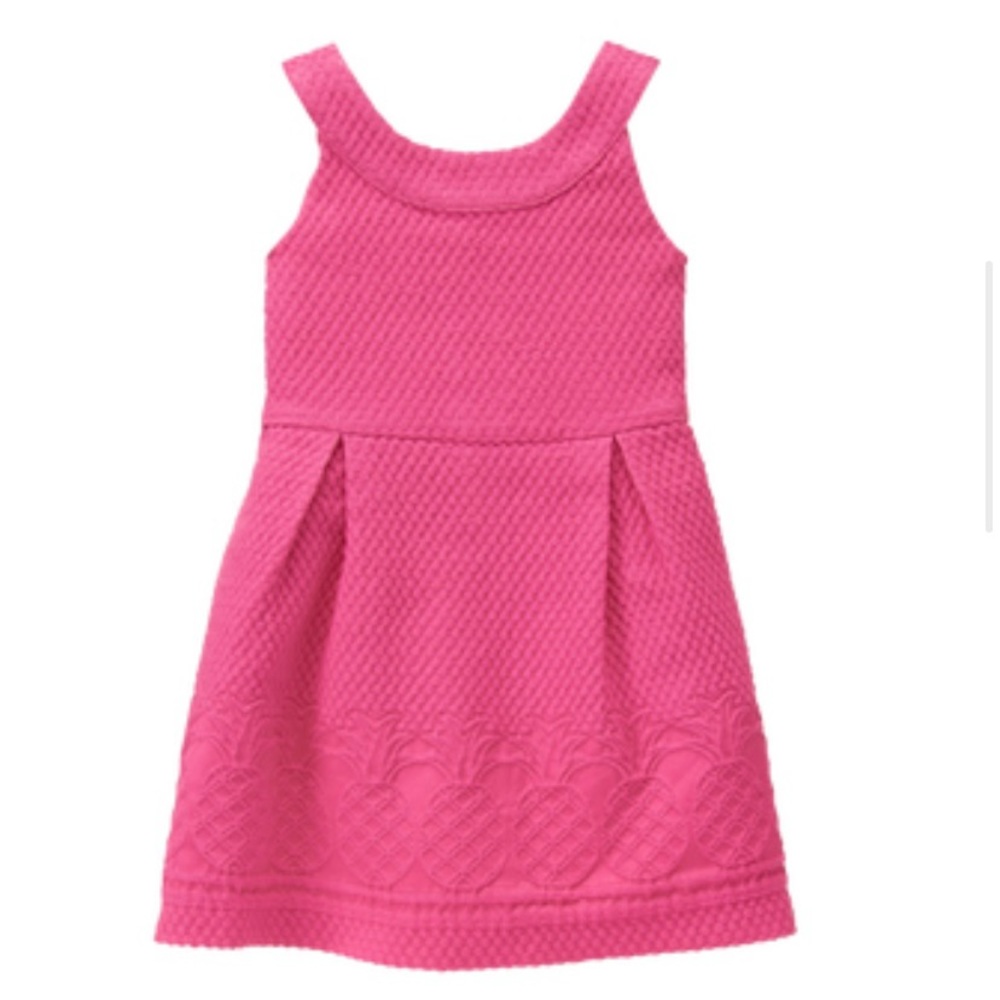 Janie and Jack Pretty Panama dot jacquard dress 2T